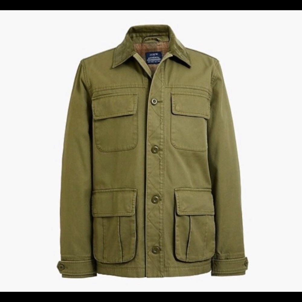 J. Crew Flannel Lined Barn Jacket